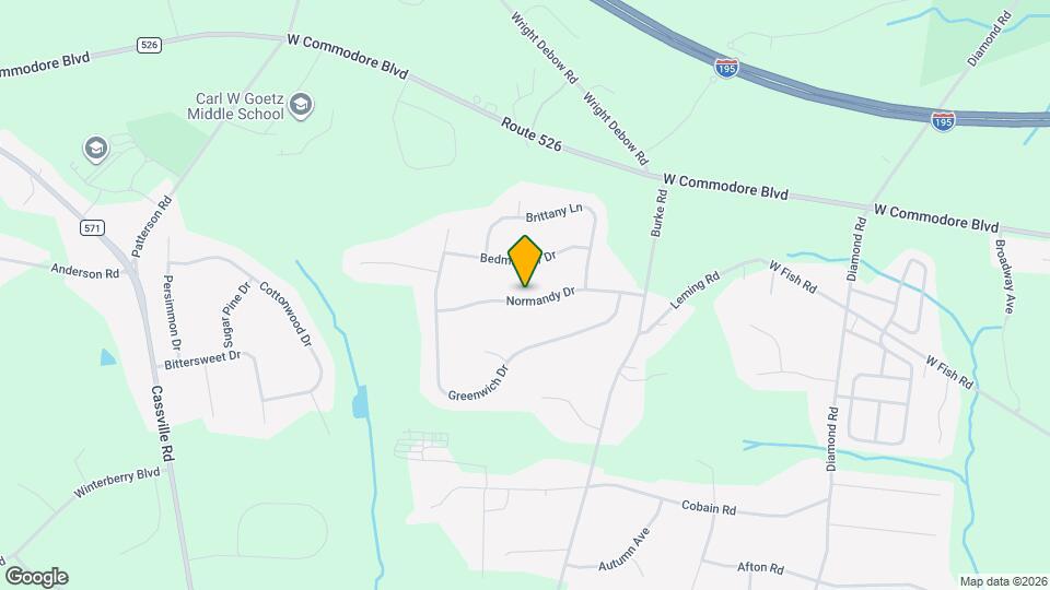 14 Normandy Dr Map and Location Details