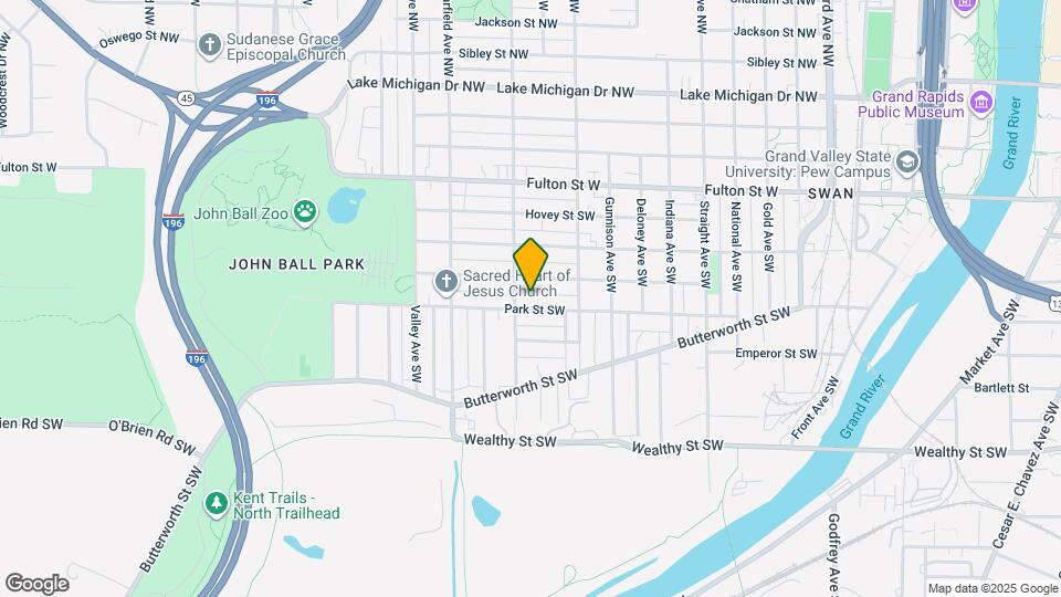 1047 Park St SW Map and Location Details