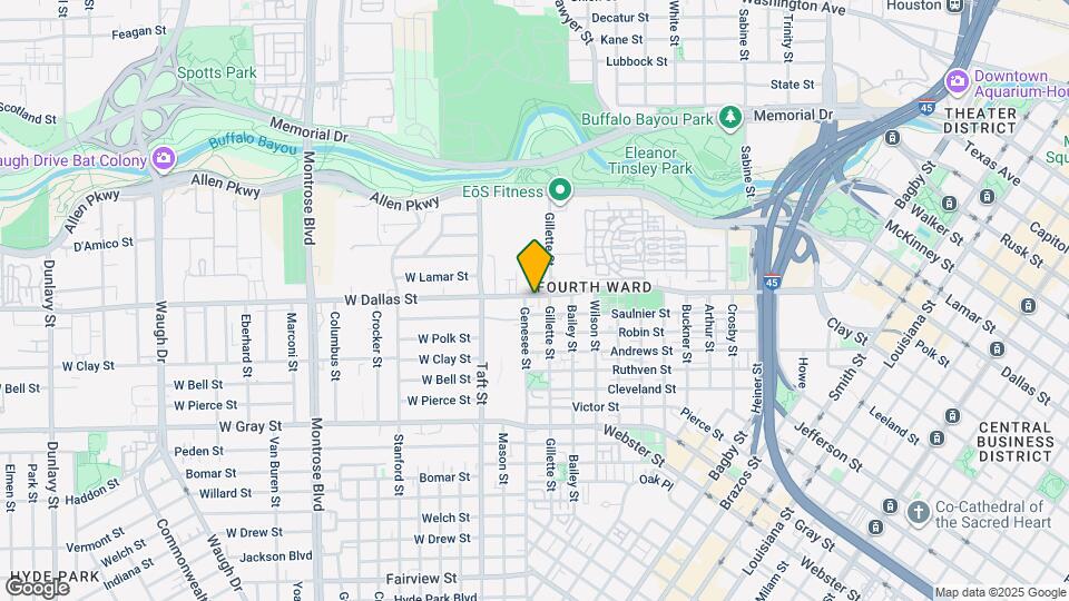 1607 W Dallas St Map and Location Details