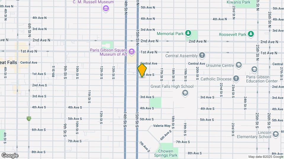 1510 1st Ave S Map and Location Details