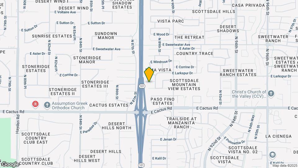 8813 E Charter Oak Dr Map and Location Details