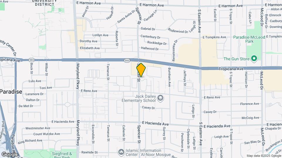 5048 Spencer St Map and Location Details