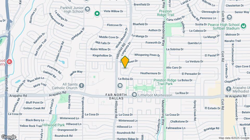 15924 Meadow Vista Pl Map and Location Details
