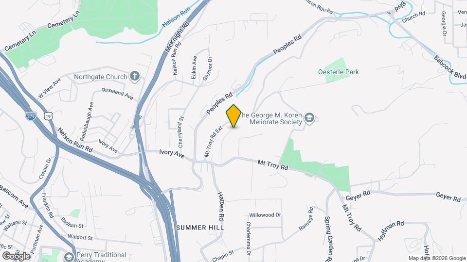 4484 Scherling St Map and Location Details