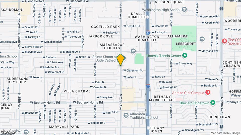 6242 N 27th Ave Mapa y Detalles de la Ubicación