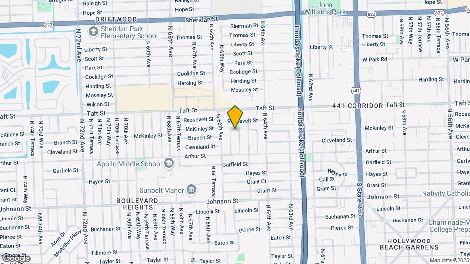 6550 McKinley St Map and Location Details