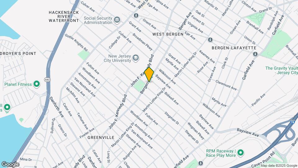 144 BERGEN Ave Map and Location Details