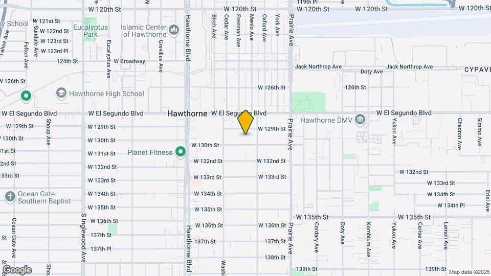 11944 S Grevillea Ave Map and Location Details