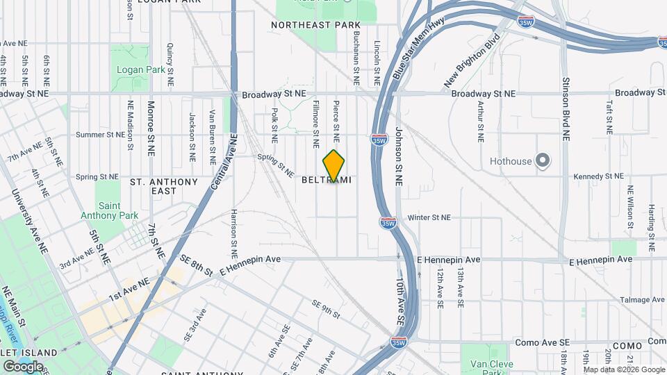 446 Pierce St NE Map and Location Details