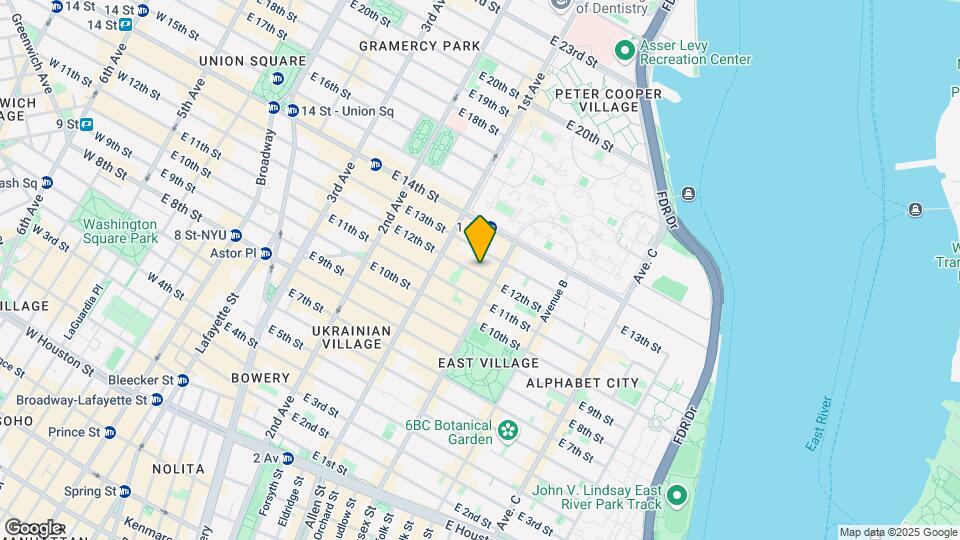 435 E 12th St Mapa y Detalles de la Ubicación