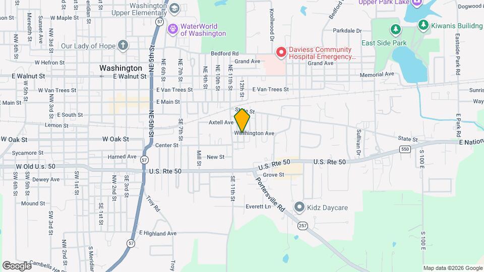 1109 Washington Ave Map and Location Details