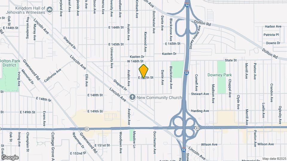 14708 Kenwood Ave Map and Location Details