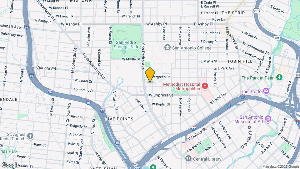 415 W Laurel St Map and Location Details