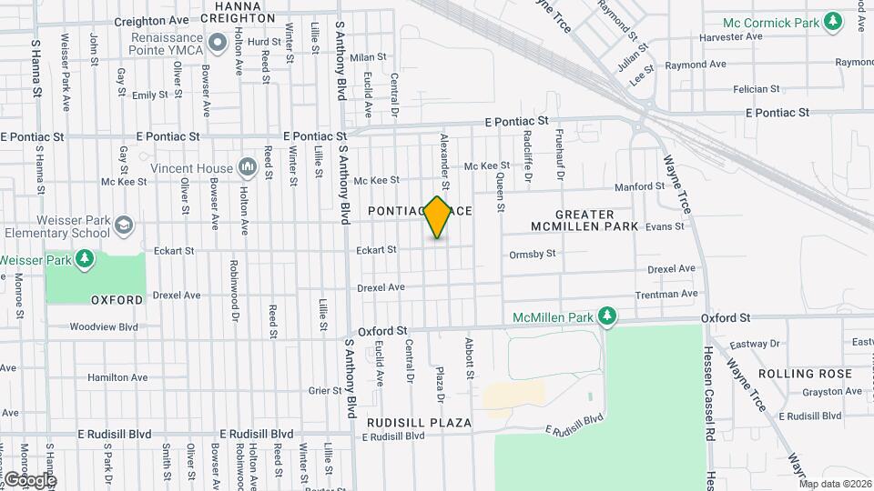 2117 Eckart St Map and Location Details
