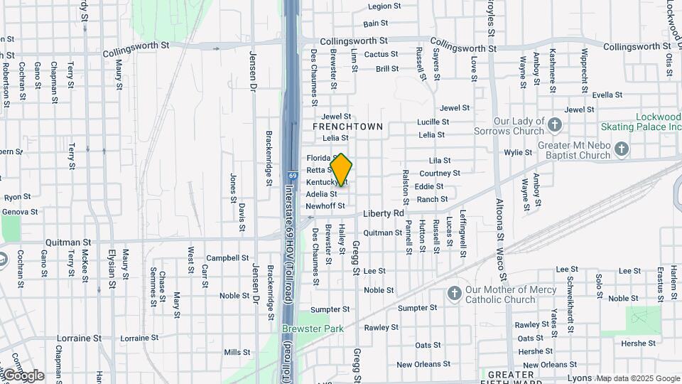 3215 Adelia St Map and Location Details