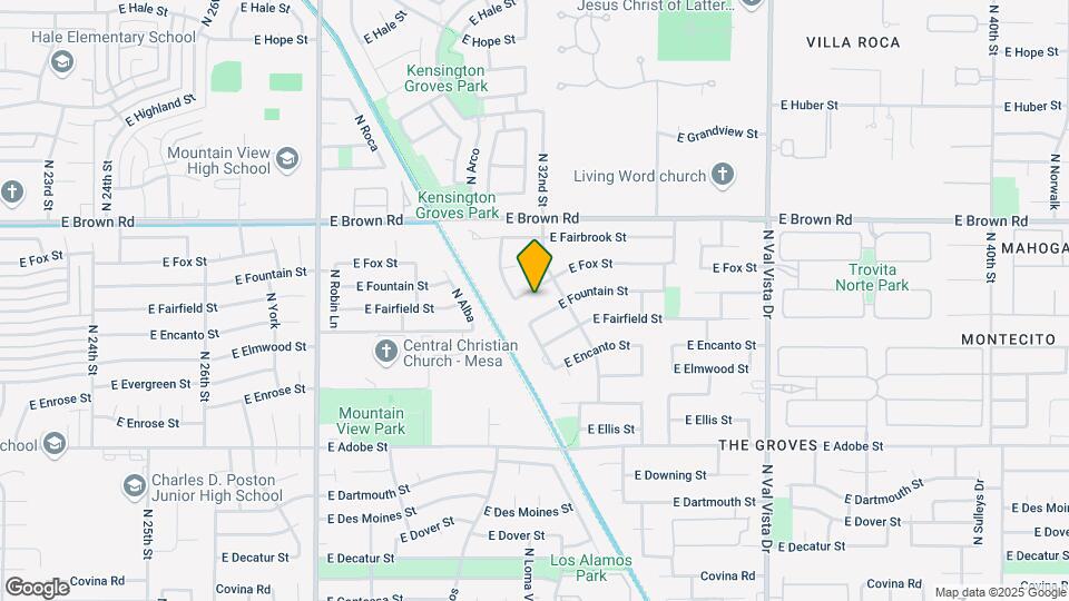 3143 E Fox St Map and Location Details