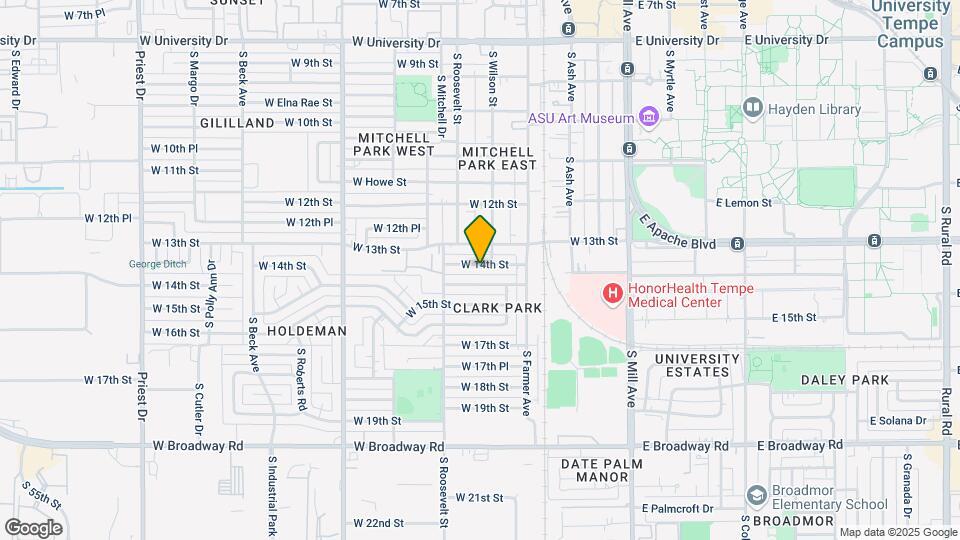 505 W 14th St Map and Location Details