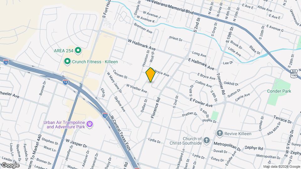 919 Southside Dr Mapa y Detalles de la Ubicación