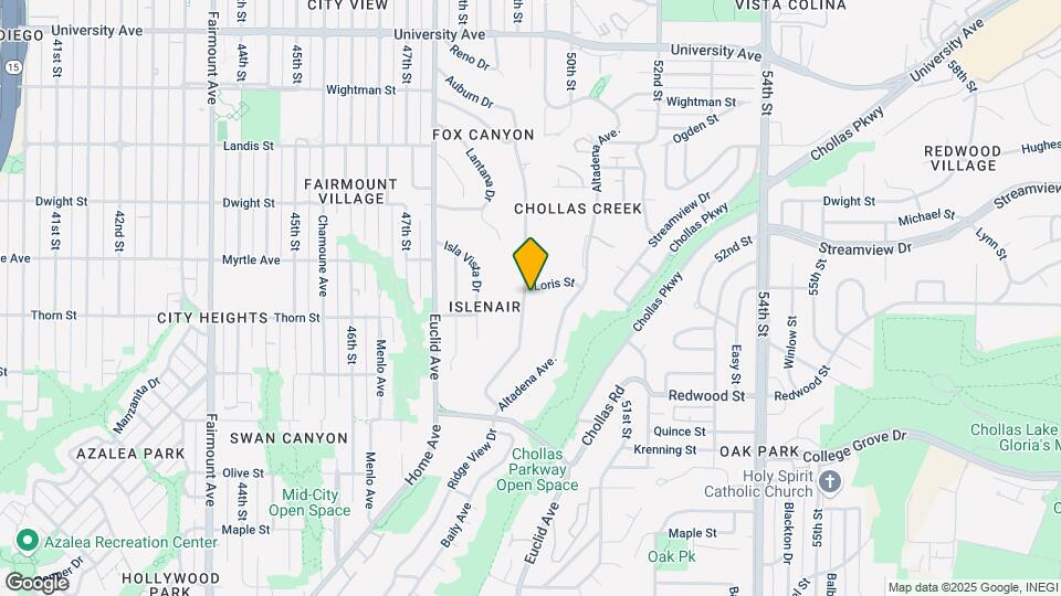 5212 Auburn Dr Map and Location Details