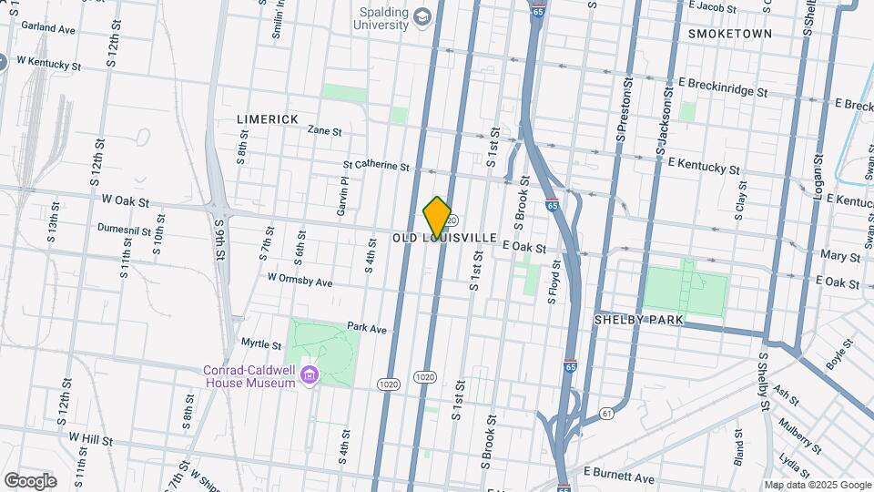 1204 2nd St Map and Location Details