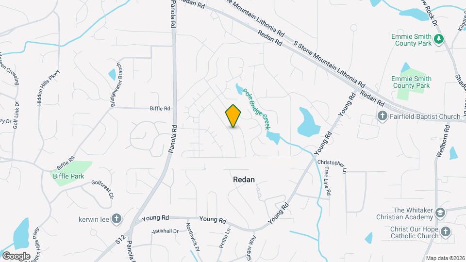 1580 Burnstone Dr Map and Location Details