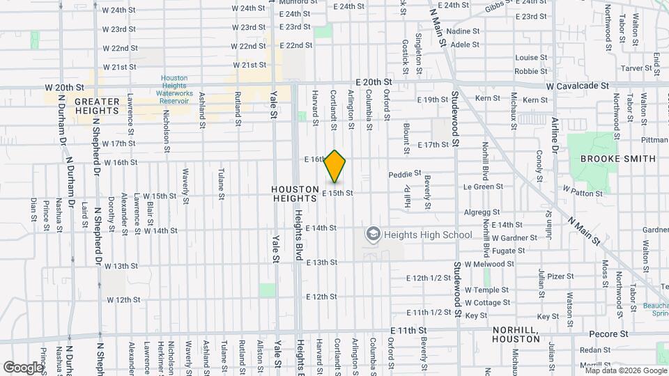 1508 Cortlandt St Mapa y Detalles de la Ubicación