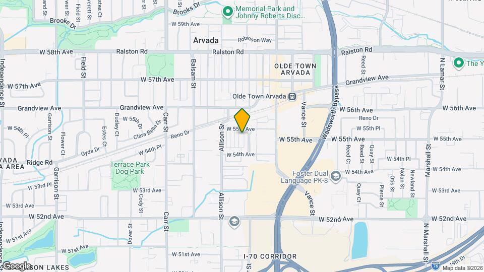 5464 Zephyr St Map and Location Details