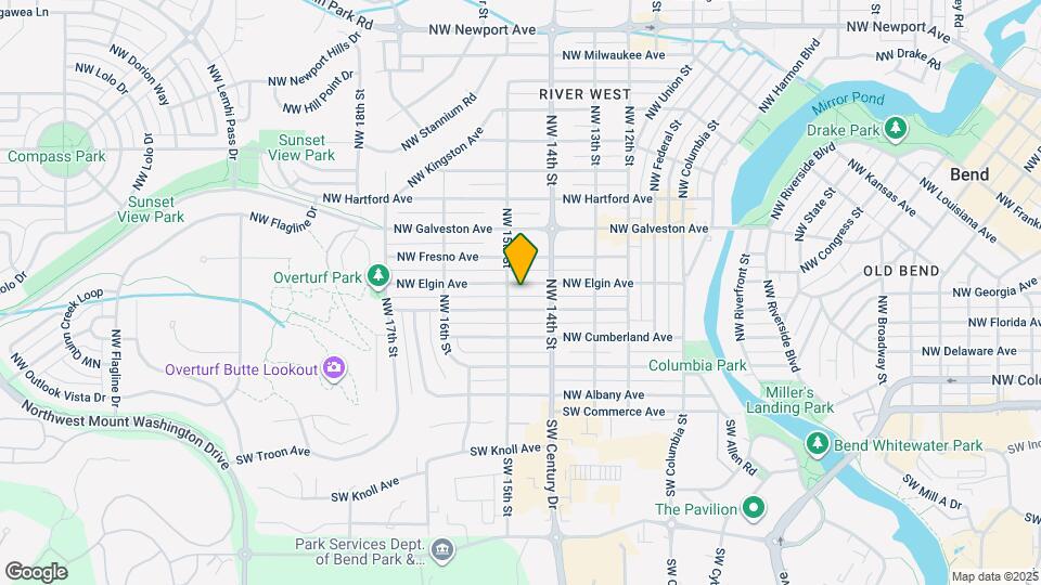 1453 NW Elgin Ave Map and Location Details