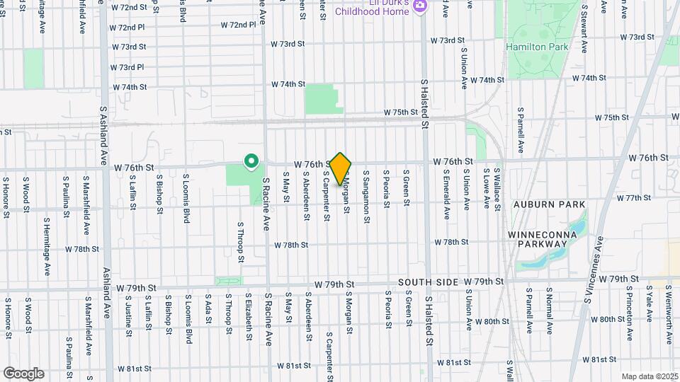 7642 S Morgan St Mapa y Detalles de la Ubicación