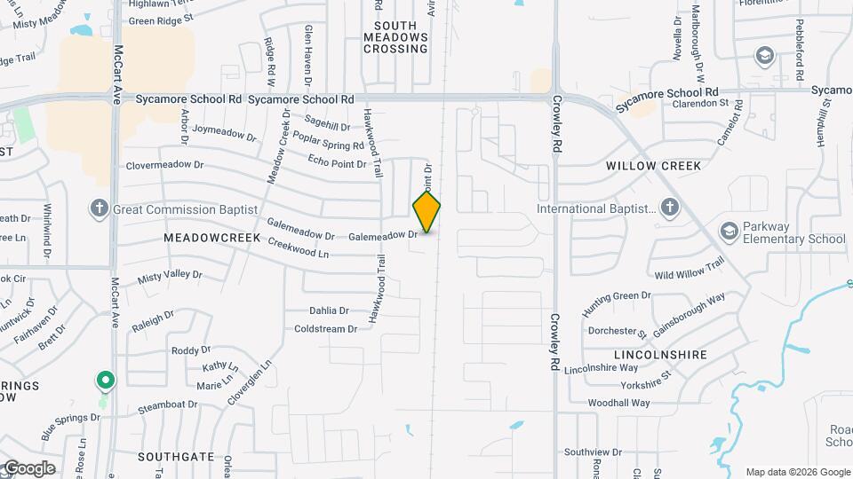 2405 Galemeadow Dr Map and Location Details