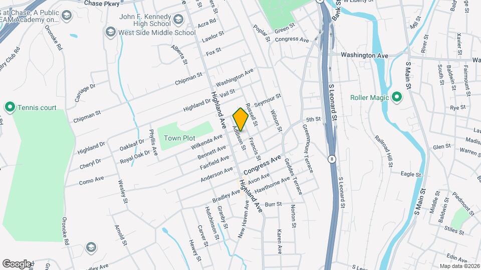 59 Addison St Map and Location Details