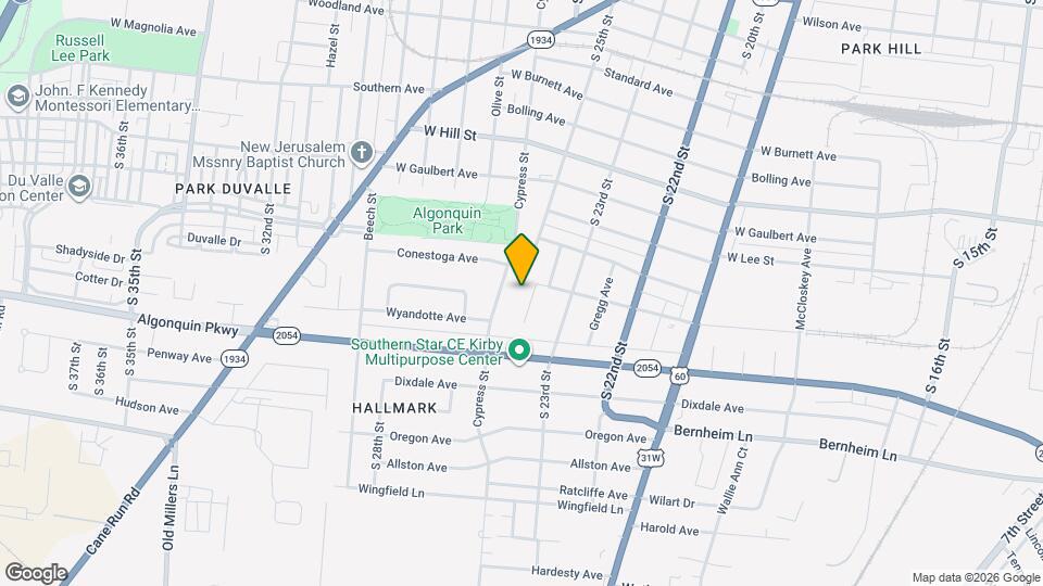 1806 S 24th St Map and Location Details