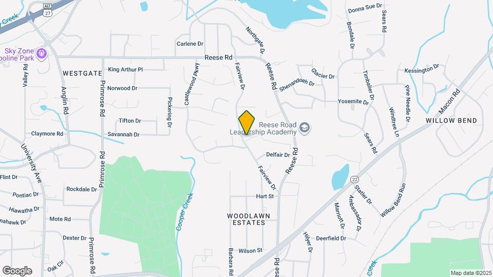 3910 Fairview Dr Map and Location Details