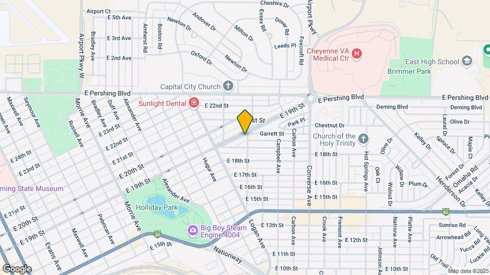 1835 E 19th St Map and Location Details
