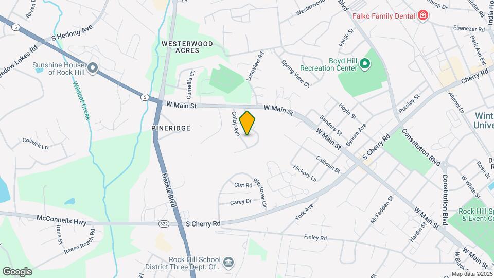 1211 Colby Ave Map and Location Details