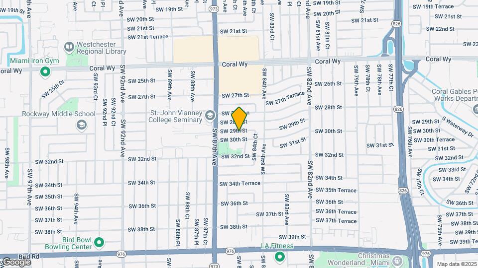 8520 SW 29th St Map and Location Details