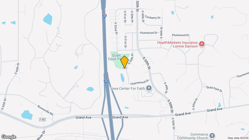 1613 S 50th Pl Map and Location Details