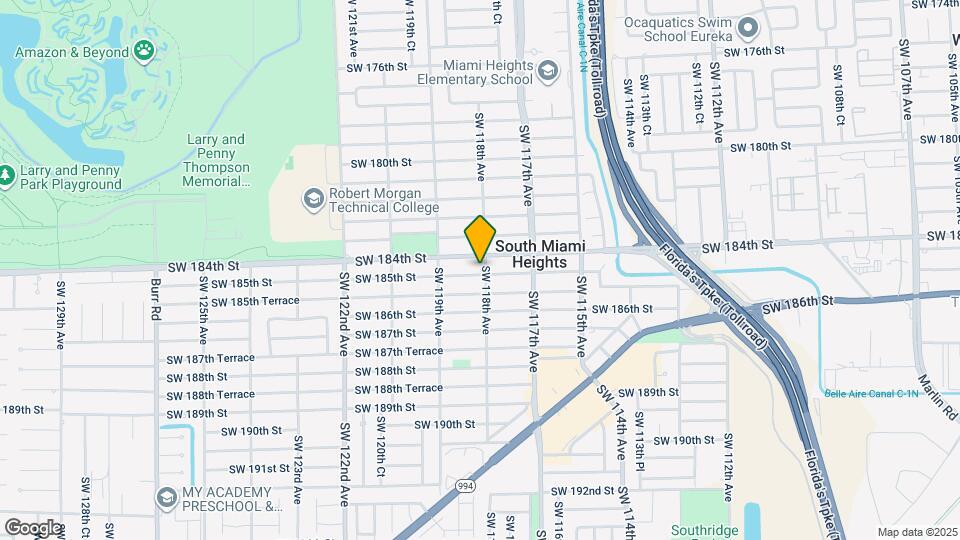 11805 SW 185th St Map and Location Details