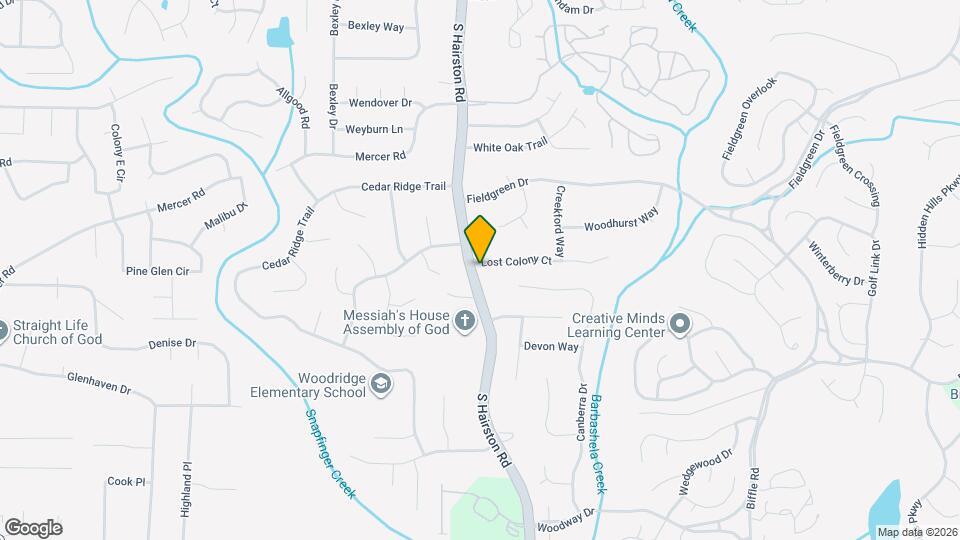 4701 Lost Colony Ct Mapa y Detalles de la Ubicación