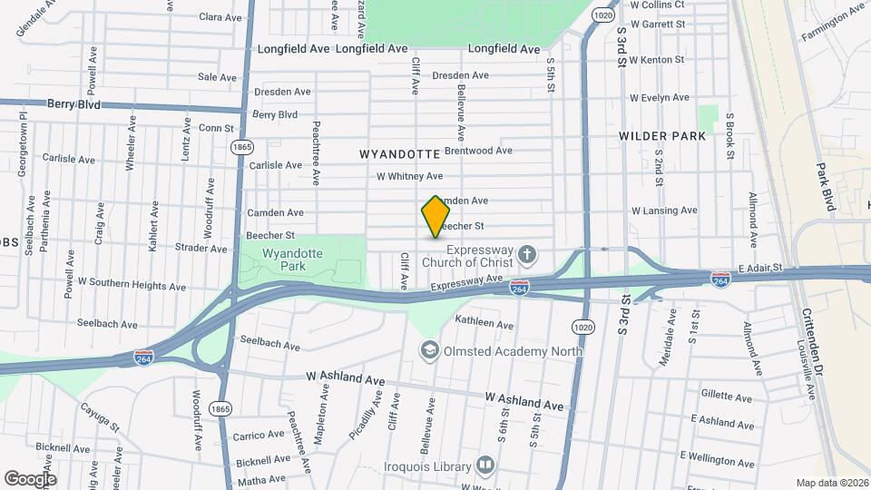 819 W Florence Ave Map and Location Details