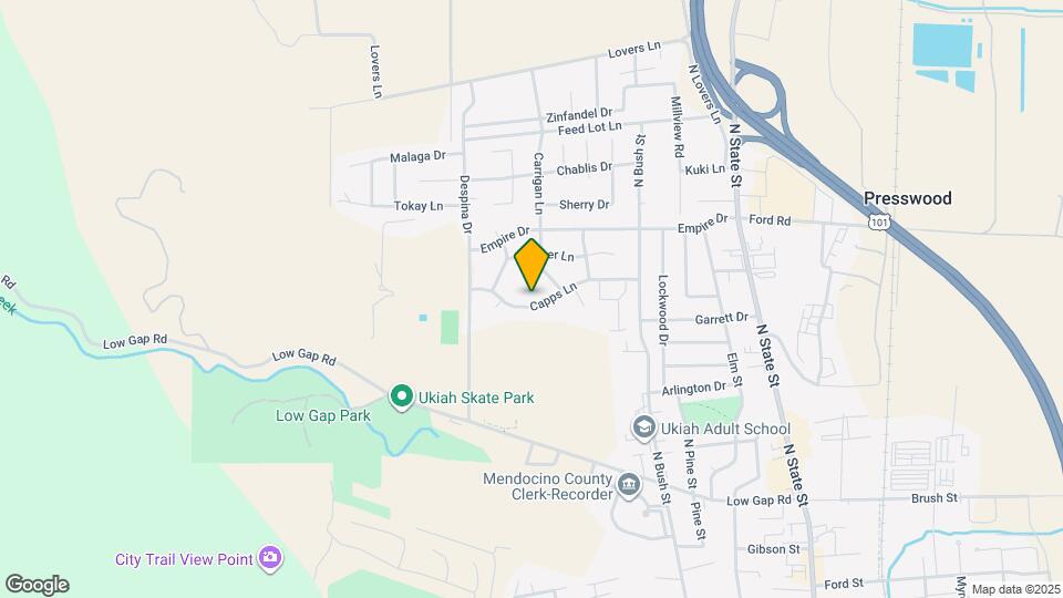 608 Capps Ln Map and Location Details