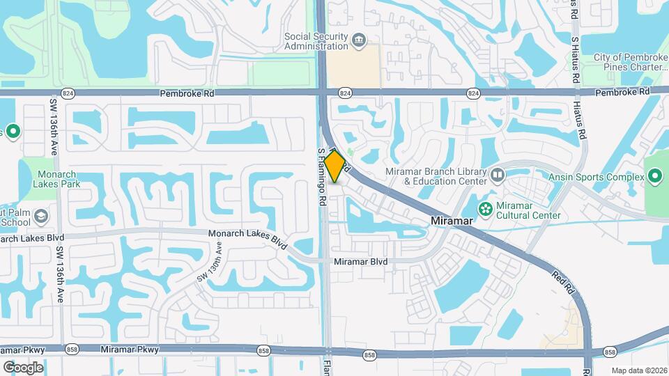 2490 Centergate Dr, Unit 105 Map and Location Details
