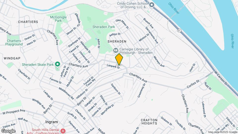 2812 Lanpark St Map and Location Details