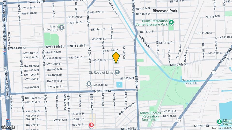 427 NE 107th St Map and Location Details