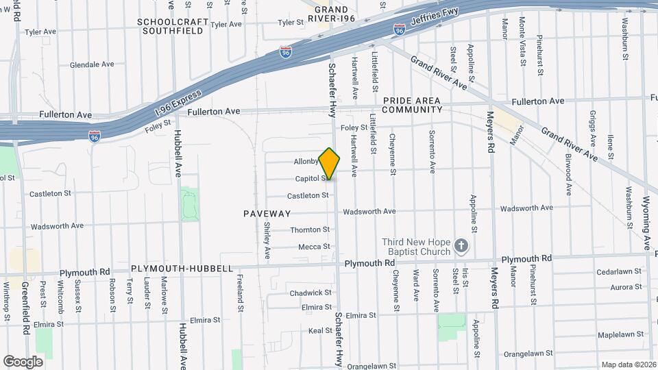 12131 Schaefer Hwy Map and Location Details