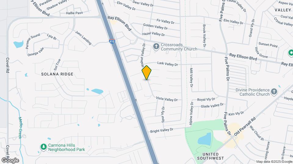 7319 Walnut Valley Dr Map and Location Details