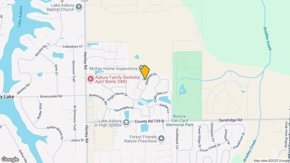 2562 Glenfield Dr Map and Location Details