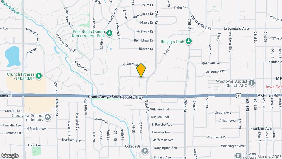 Westpointe Apartments Map and Location Details