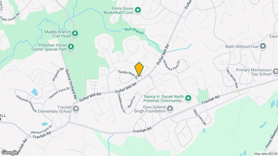 14001 Saddle River Dr Map and Location Details