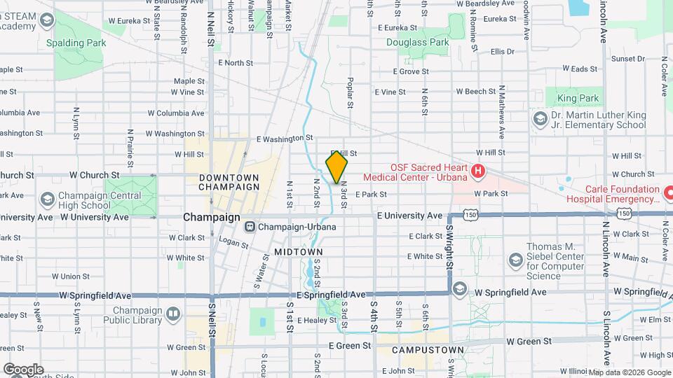 210 E Park St Map and Location Details